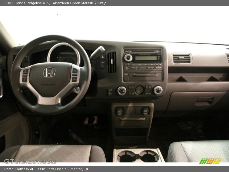 Aberdeen Green Metallic / Gray 2007 Honda Ridgeline RTS