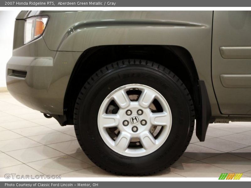 Aberdeen Green Metallic / Gray 2007 Honda Ridgeline RTS