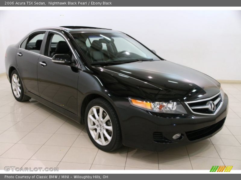 Nighthawk Black Pearl / Ebony Black 2006 Acura TSX Sedan