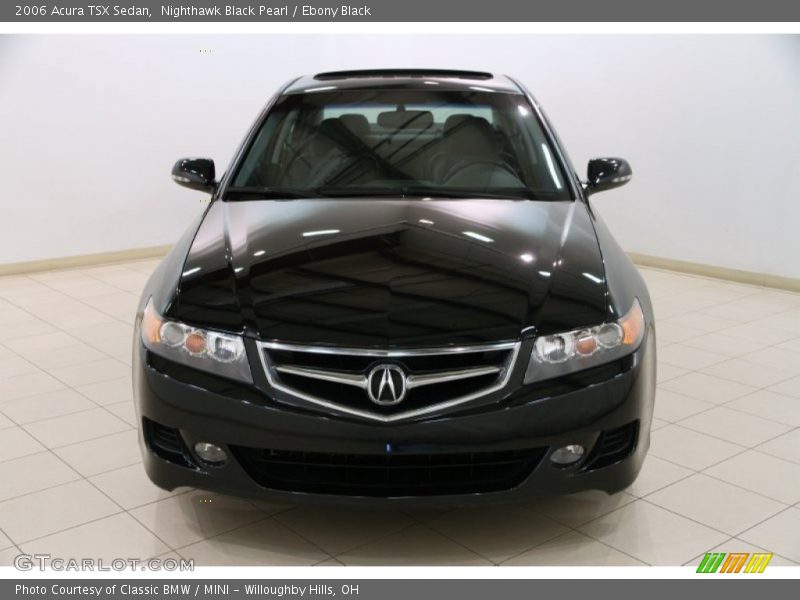 Nighthawk Black Pearl / Ebony Black 2006 Acura TSX Sedan