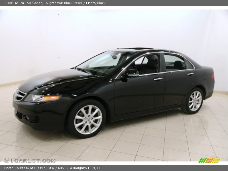Nighthawk Black Pearl / Ebony Black 2006 Acura TSX Sedan