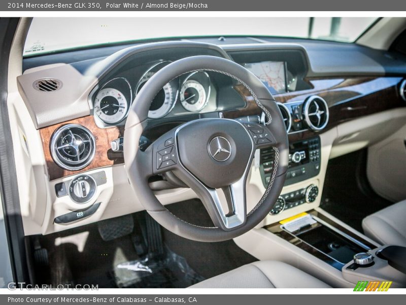 Polar White / Almond Beige/Mocha 2014 Mercedes-Benz GLK 350