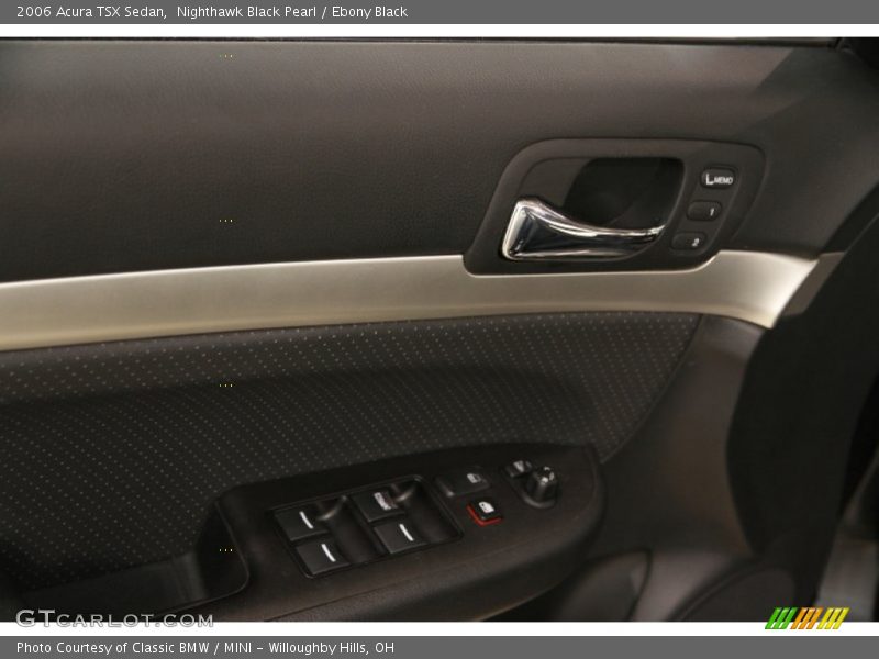 Nighthawk Black Pearl / Ebony Black 2006 Acura TSX Sedan