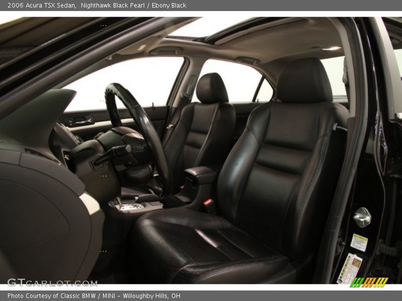 Nighthawk Black Pearl / Ebony Black 2006 Acura TSX Sedan