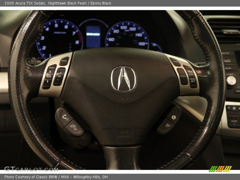 Nighthawk Black Pearl / Ebony Black 2006 Acura TSX Sedan