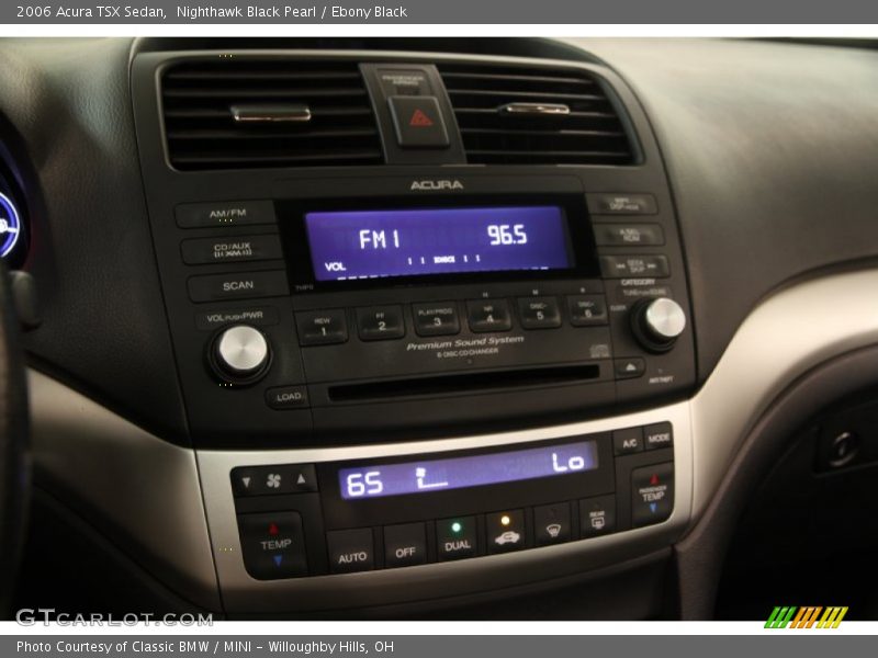 Nighthawk Black Pearl / Ebony Black 2006 Acura TSX Sedan