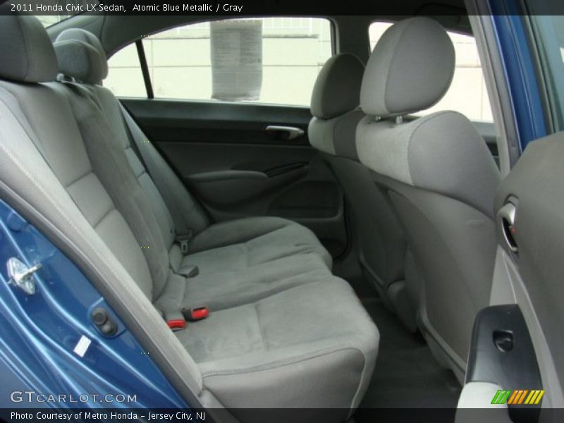 Atomic Blue Metallic / Gray 2011 Honda Civic LX Sedan