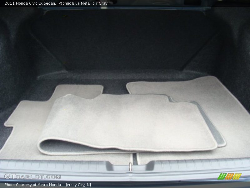 Atomic Blue Metallic / Gray 2011 Honda Civic LX Sedan