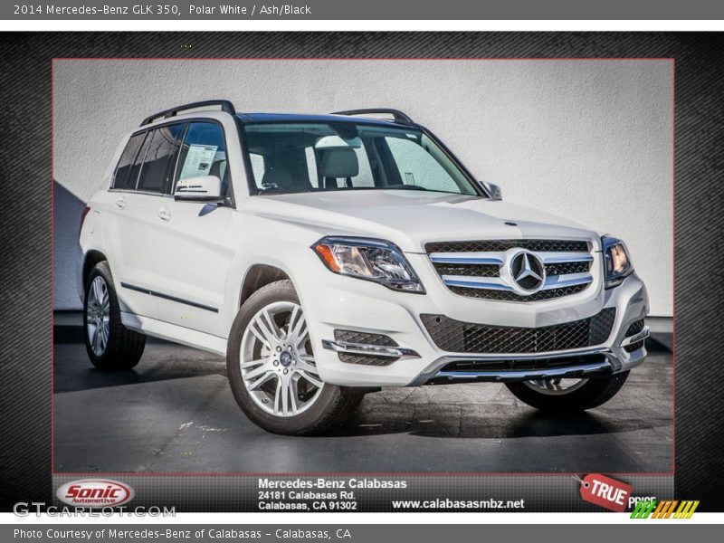 Polar White / Ash/Black 2014 Mercedes-Benz GLK 350