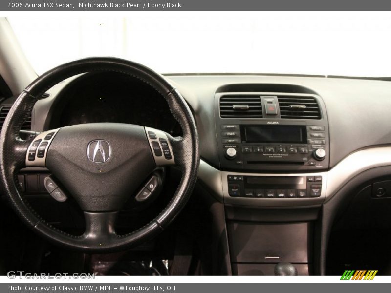 Nighthawk Black Pearl / Ebony Black 2006 Acura TSX Sedan