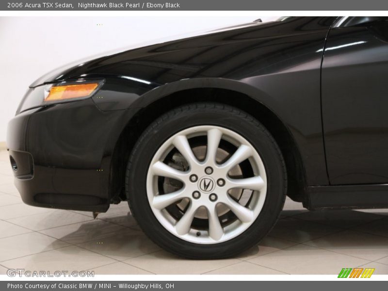 Nighthawk Black Pearl / Ebony Black 2006 Acura TSX Sedan