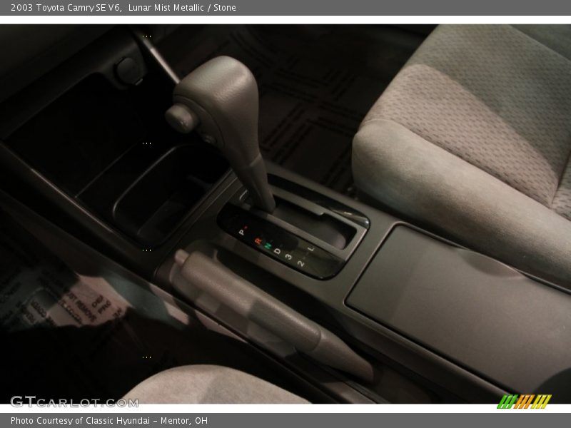 Lunar Mist Metallic / Stone 2003 Toyota Camry SE V6