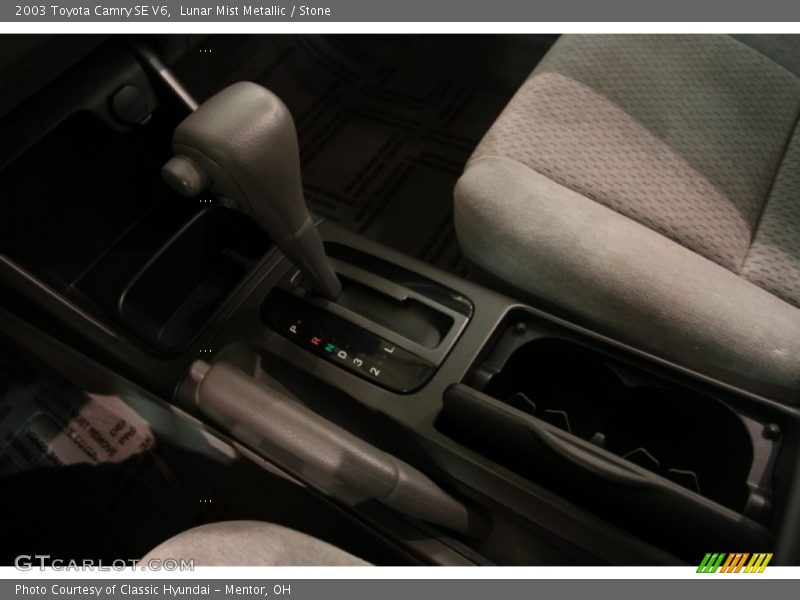 Lunar Mist Metallic / Stone 2003 Toyota Camry SE V6