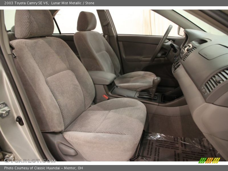 Lunar Mist Metallic / Stone 2003 Toyota Camry SE V6