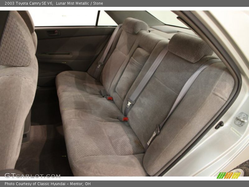 Lunar Mist Metallic / Stone 2003 Toyota Camry SE V6