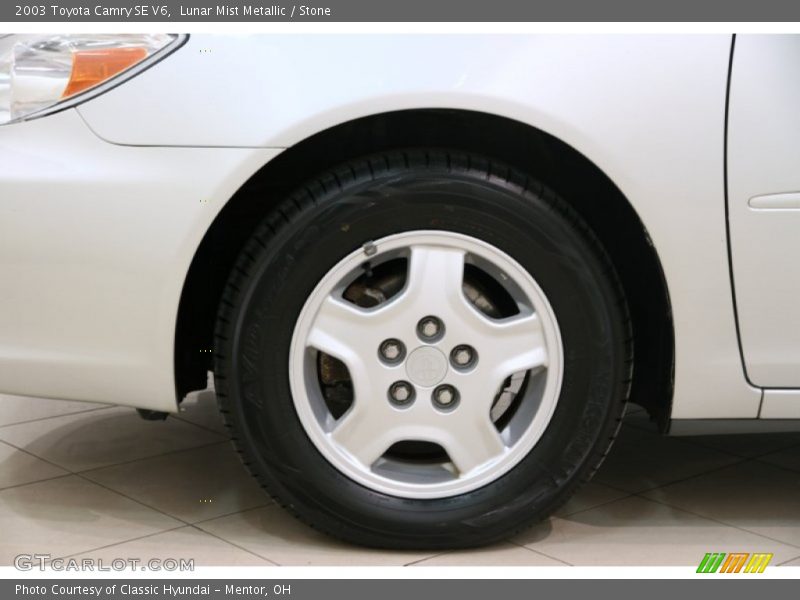 Lunar Mist Metallic / Stone 2003 Toyota Camry SE V6