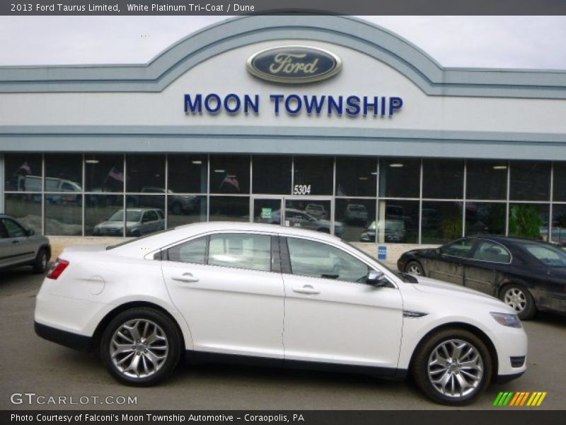 White Platinum Tri-Coat / Dune 2013 Ford Taurus Limited