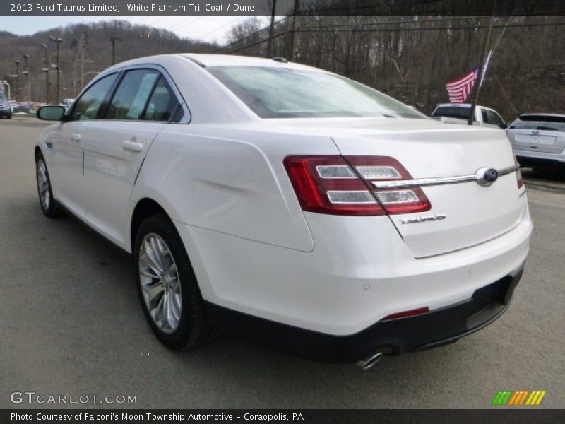 White Platinum Tri-Coat / Dune 2013 Ford Taurus Limited