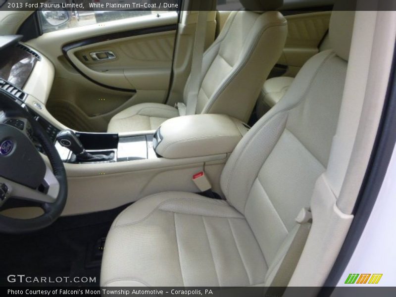 White Platinum Tri-Coat / Dune 2013 Ford Taurus Limited