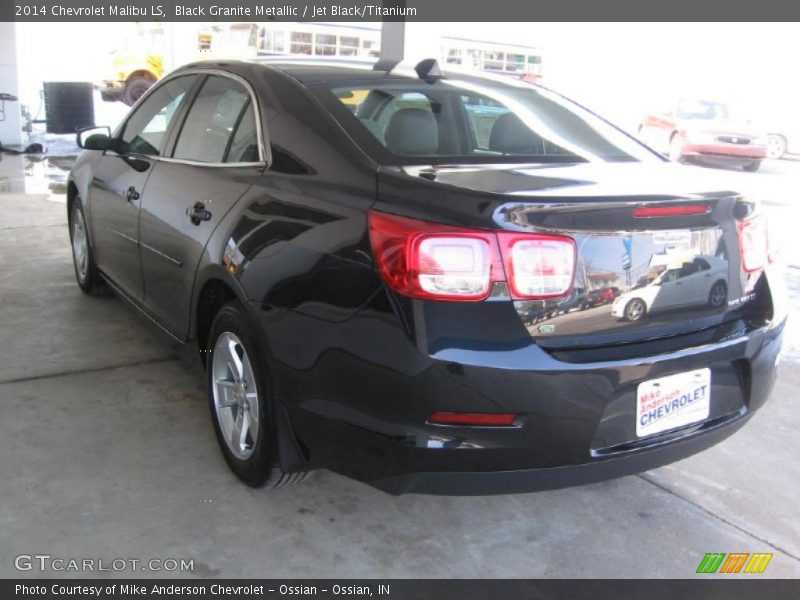 Black Granite Metallic / Jet Black/Titanium 2014 Chevrolet Malibu LS