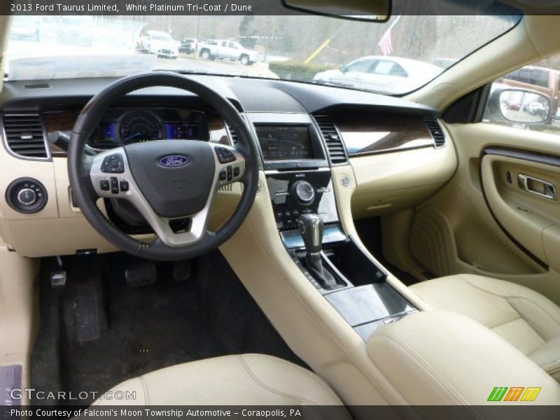 White Platinum Tri-Coat / Dune 2013 Ford Taurus Limited