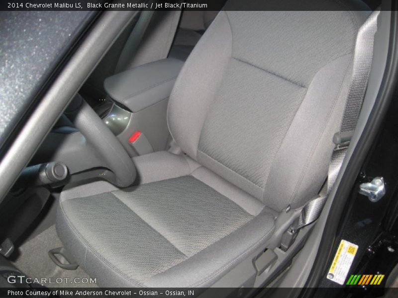 Black Granite Metallic / Jet Black/Titanium 2014 Chevrolet Malibu LS