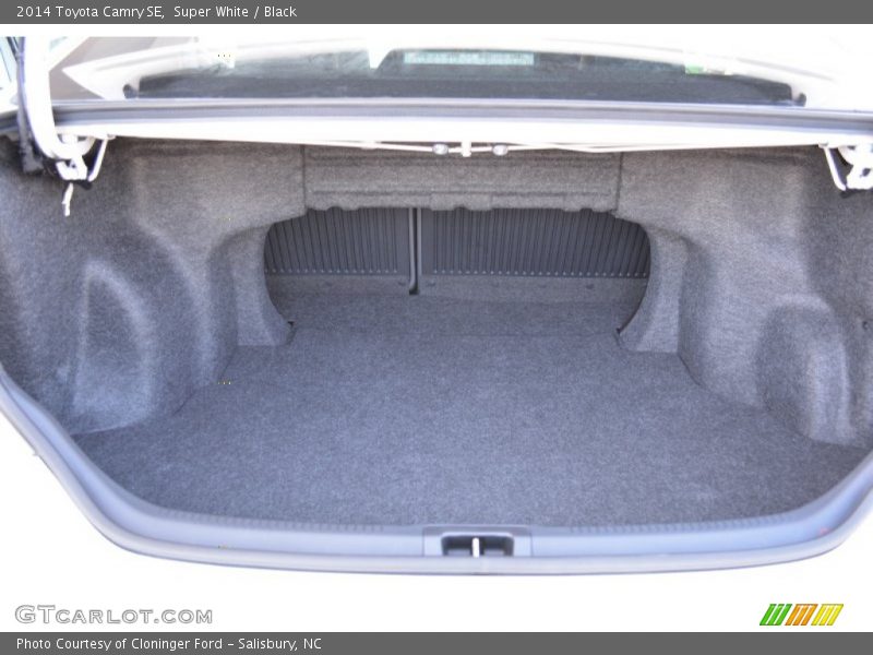 Super White / Black 2014 Toyota Camry SE