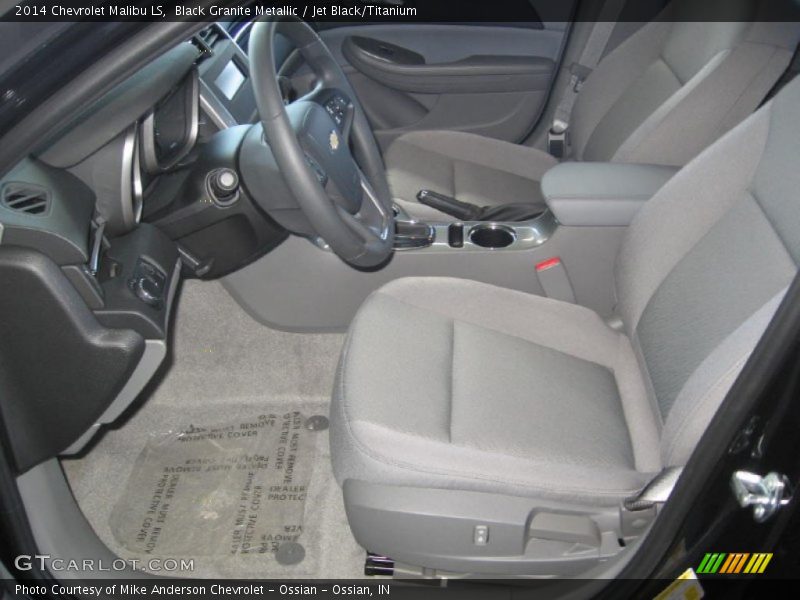 Black Granite Metallic / Jet Black/Titanium 2014 Chevrolet Malibu LS