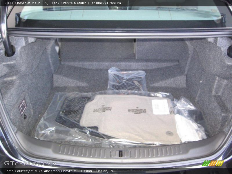 Black Granite Metallic / Jet Black/Titanium 2014 Chevrolet Malibu LS