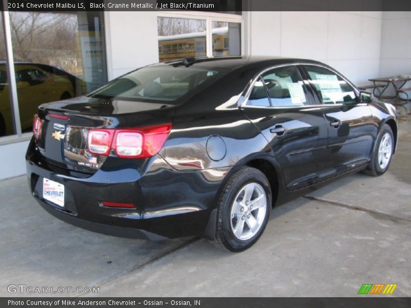 Black Granite Metallic / Jet Black/Titanium 2014 Chevrolet Malibu LS