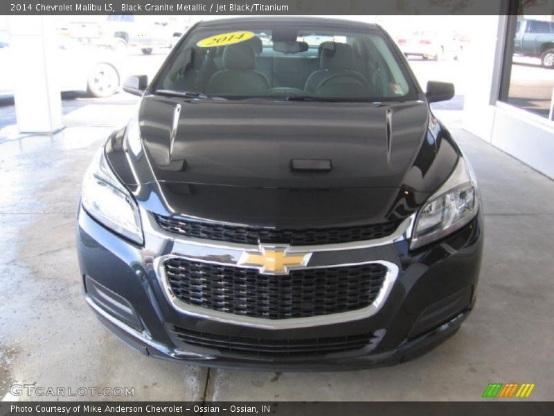 Black Granite Metallic / Jet Black/Titanium 2014 Chevrolet Malibu LS