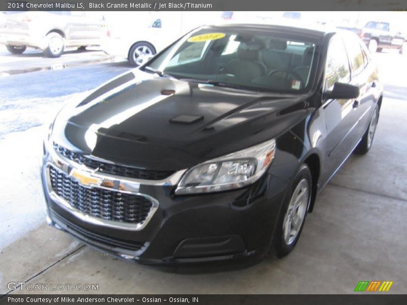 Black Granite Metallic / Jet Black/Titanium 2014 Chevrolet Malibu LS