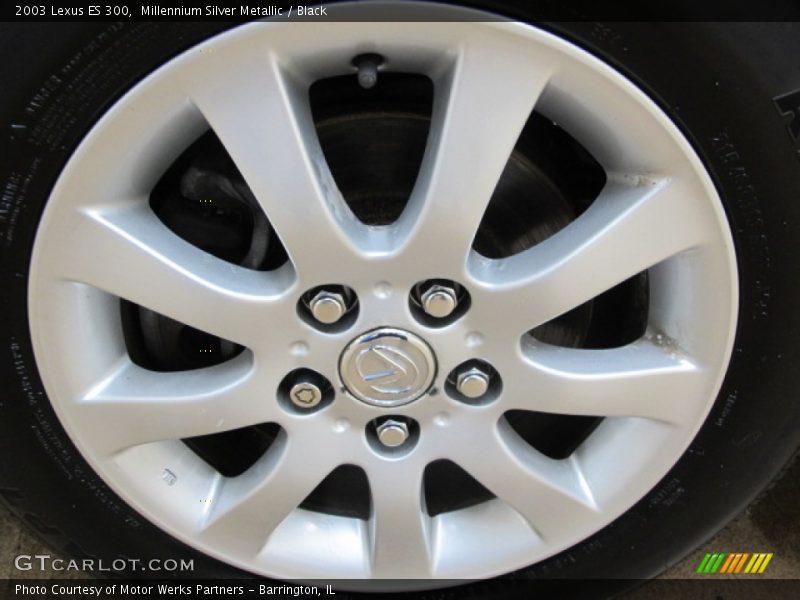 Millennium Silver Metallic / Black 2003 Lexus ES 300
