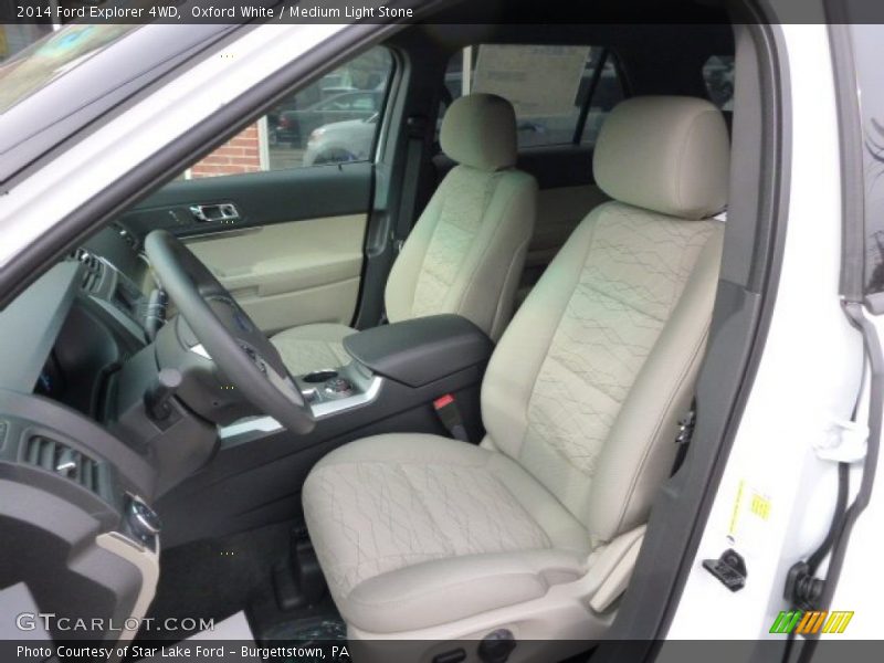 Front Seat of 2014 Explorer 4WD
