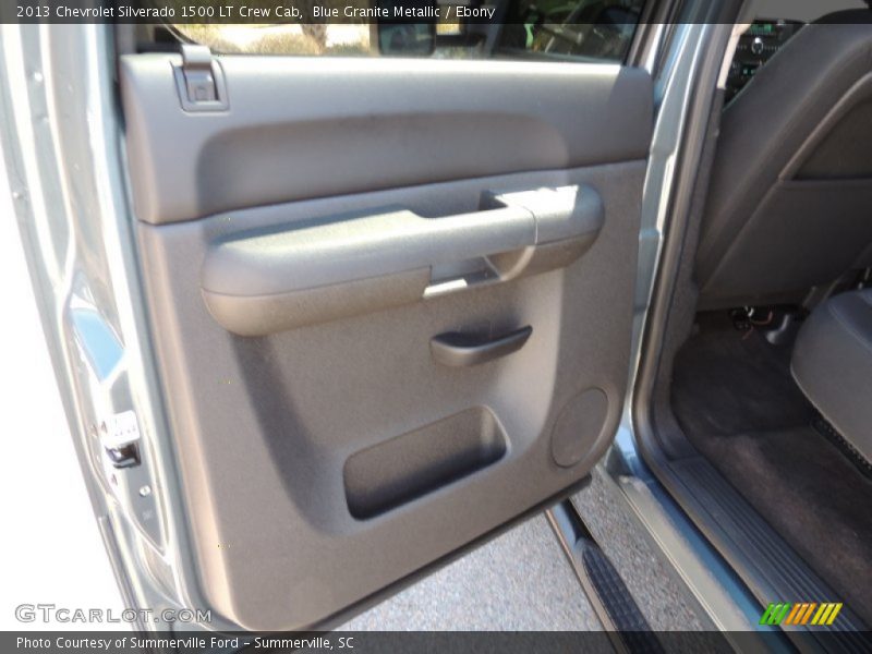Blue Granite Metallic / Ebony 2013 Chevrolet Silverado 1500 LT Crew Cab
