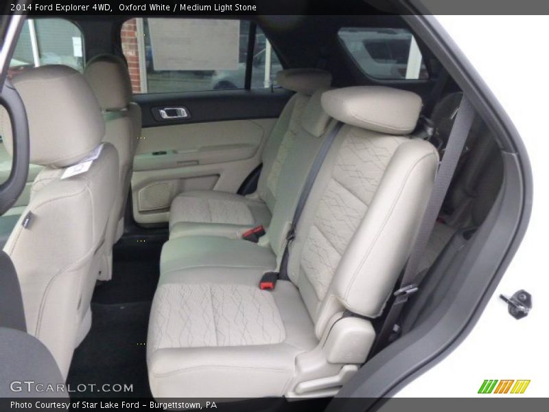 Rear Seat of 2014 Explorer 4WD