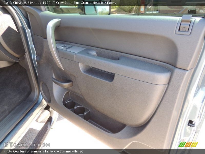 Blue Granite Metallic / Ebony 2013 Chevrolet Silverado 1500 LT Crew Cab