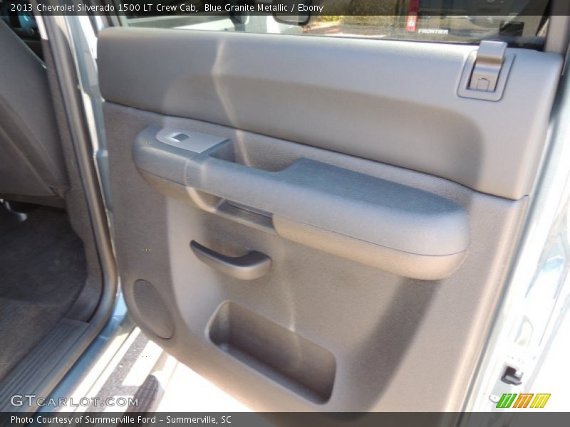 Blue Granite Metallic / Ebony 2013 Chevrolet Silverado 1500 LT Crew Cab