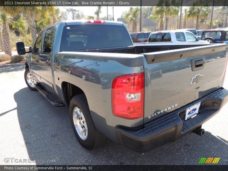 Blue Granite Metallic / Ebony 2013 Chevrolet Silverado 1500 LT Crew Cab