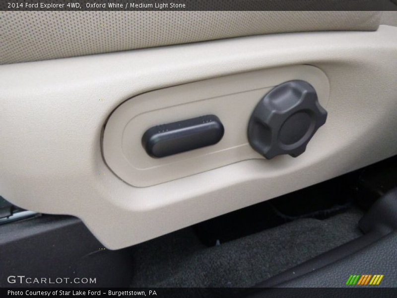 Oxford White / Medium Light Stone 2014 Ford Explorer 4WD