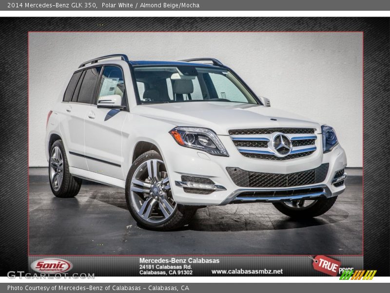 Polar White / Almond Beige/Mocha 2014 Mercedes-Benz GLK 350
