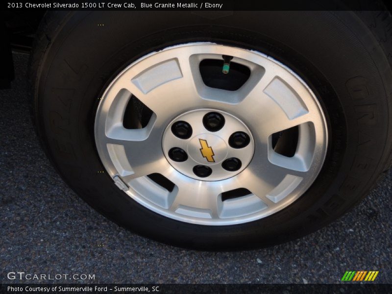 Blue Granite Metallic / Ebony 2013 Chevrolet Silverado 1500 LT Crew Cab