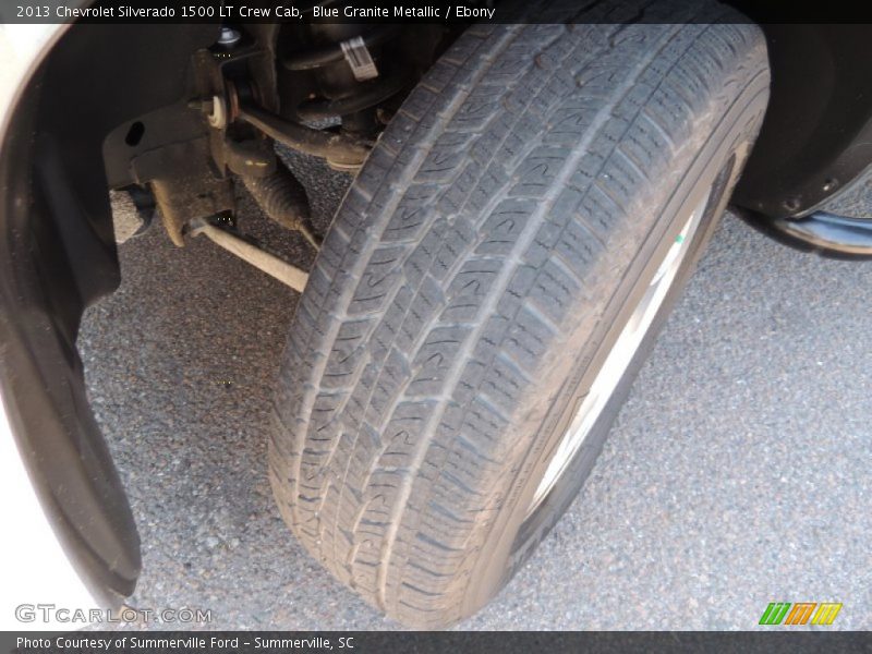 Blue Granite Metallic / Ebony 2013 Chevrolet Silverado 1500 LT Crew Cab