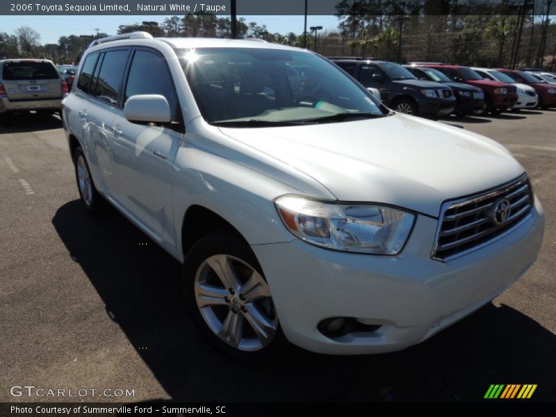 Natural White / Taupe 2006 Toyota Sequoia Limited