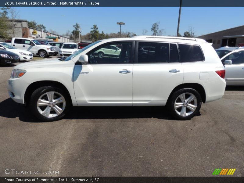 Natural White / Taupe 2006 Toyota Sequoia Limited