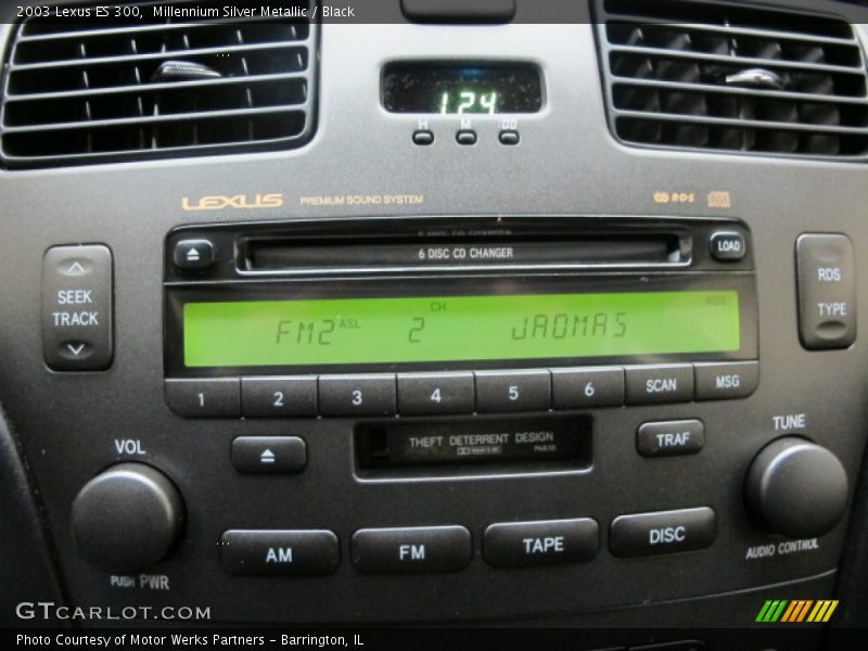 Millennium Silver Metallic / Black 2003 Lexus ES 300