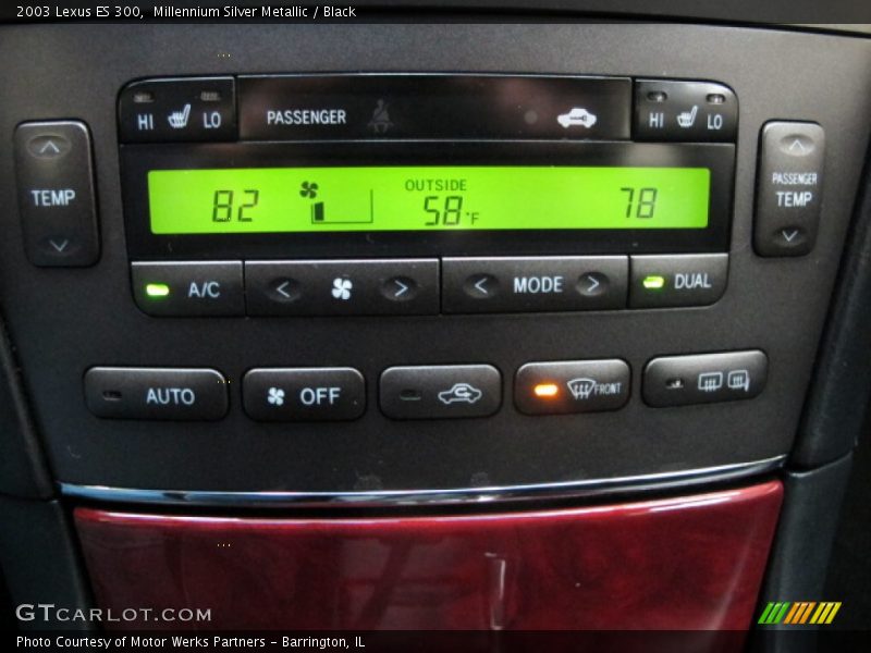 Millennium Silver Metallic / Black 2003 Lexus ES 300