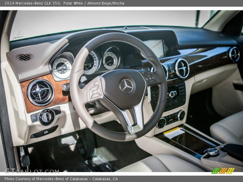 Polar White / Almond Beige/Mocha 2014 Mercedes-Benz GLK 350