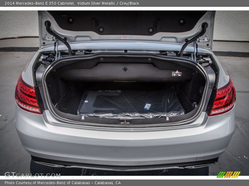 Iridium Silver Metallic / Grey/Black 2014 Mercedes-Benz E 350 Cabriolet