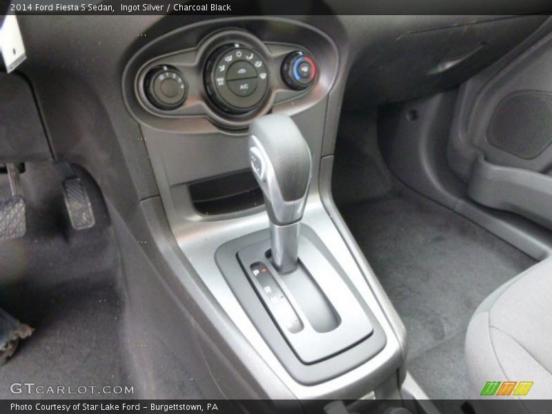 Ingot Silver / Charcoal Black 2014 Ford Fiesta S Sedan